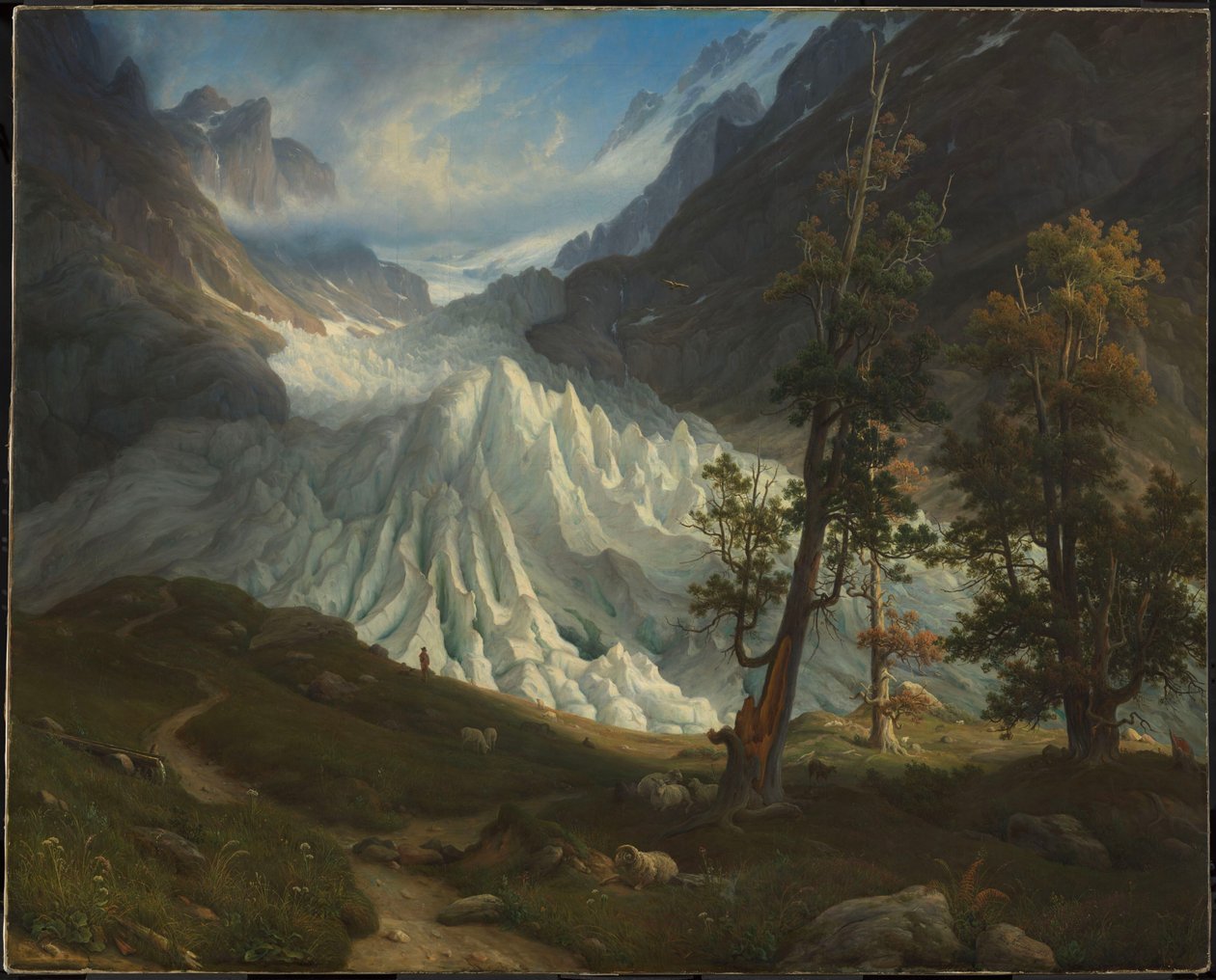 El glaciar de Grindelwald de Thomas Fearnley