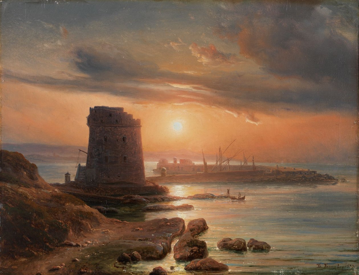 El puerto de Agrigento de Thomas Fearnley