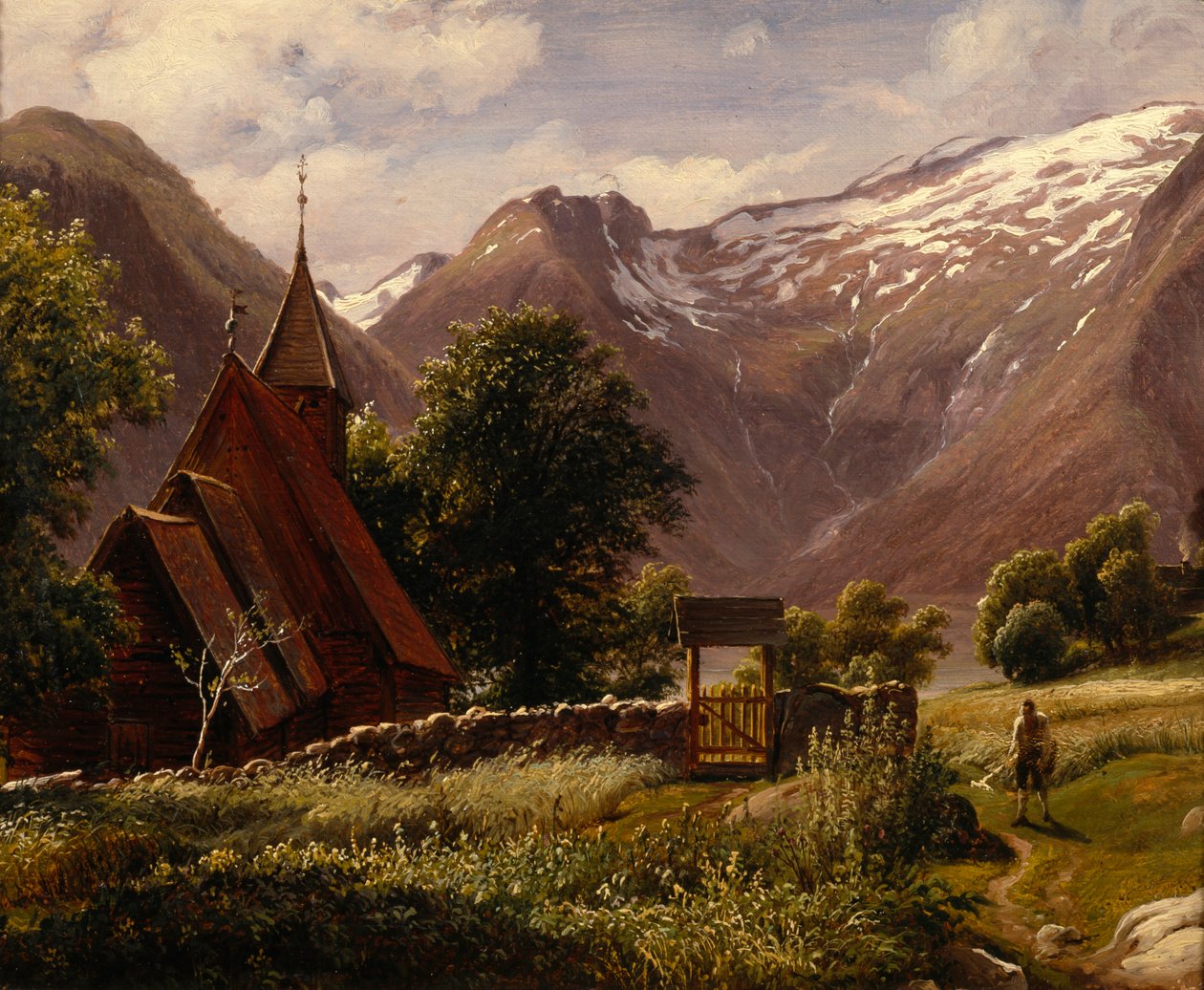 Veinte Iglesia, Balestrand de Thomas Fearnley