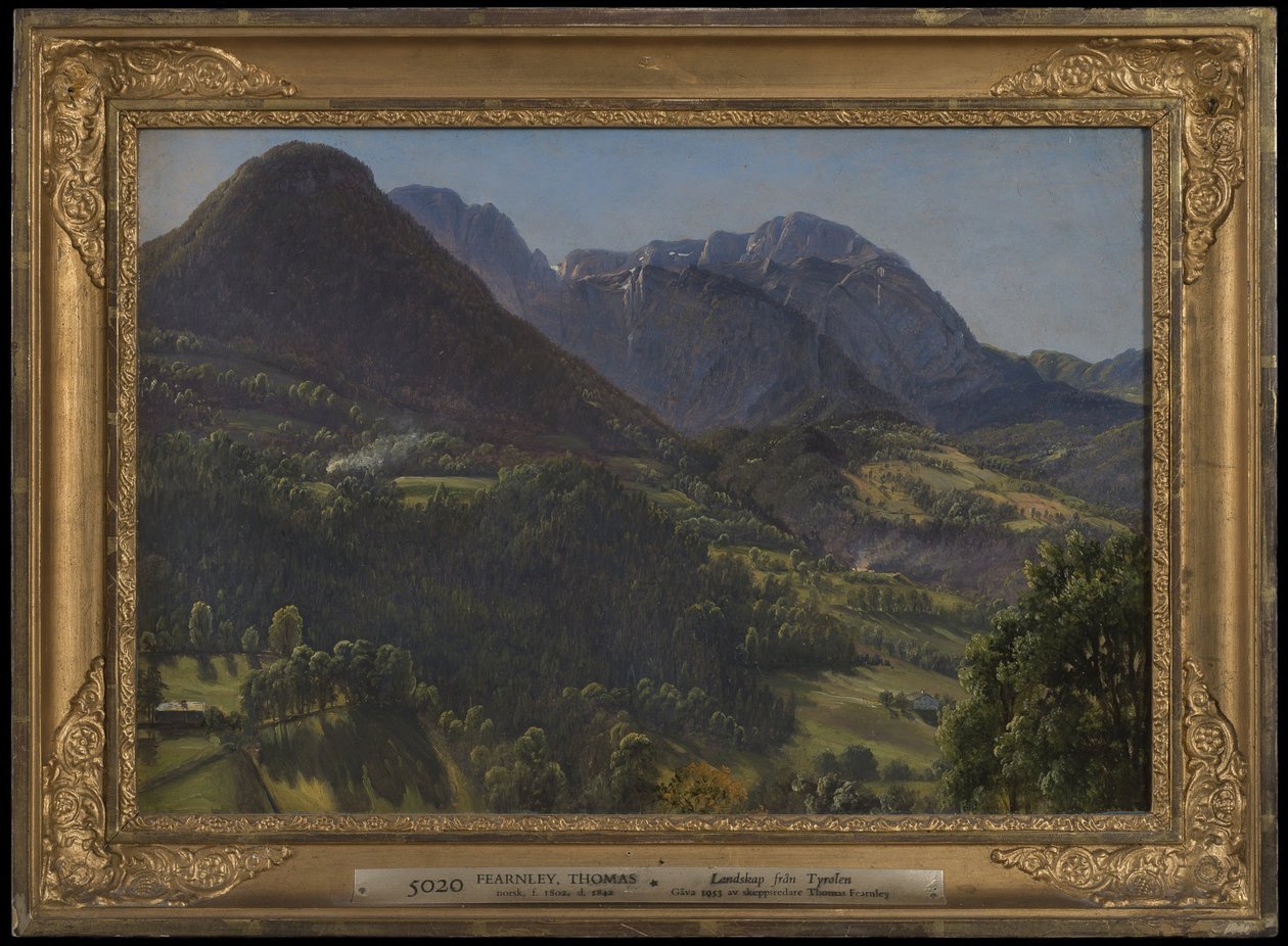 Paisaje tirolés de Thomas Fearnley