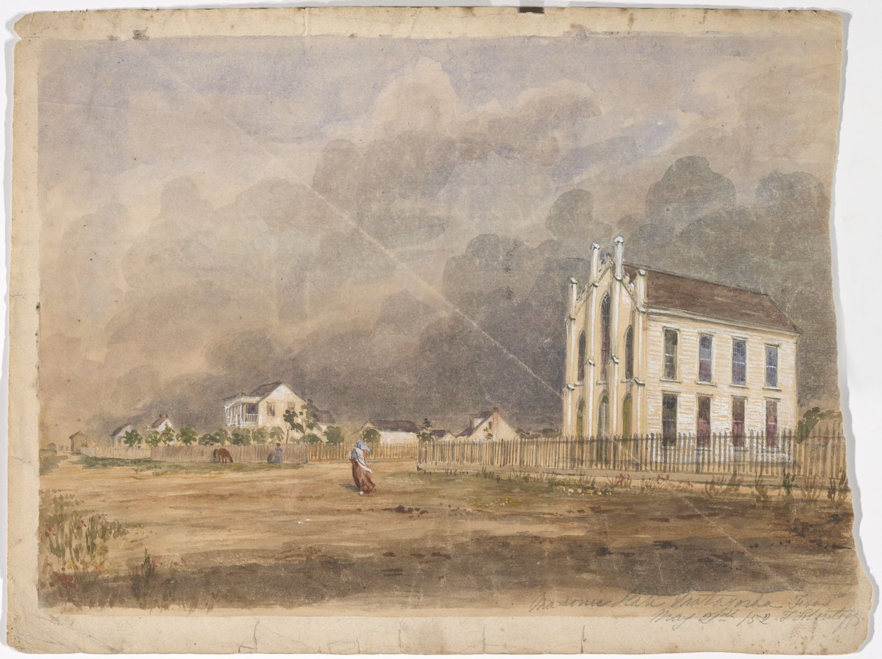 Salón Masónico, Matagorda, Texas, 21 de mayo de 1852 de Thomas Flintoff