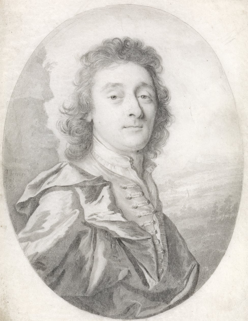 Retrato de un hombre, 1699 de Thomas Forster