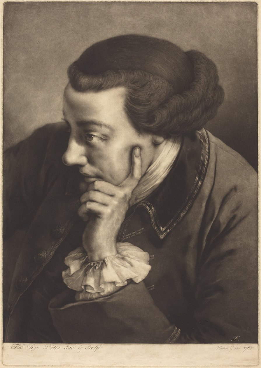 Retrato imaginario de un caballero inglés de Thomas Frye