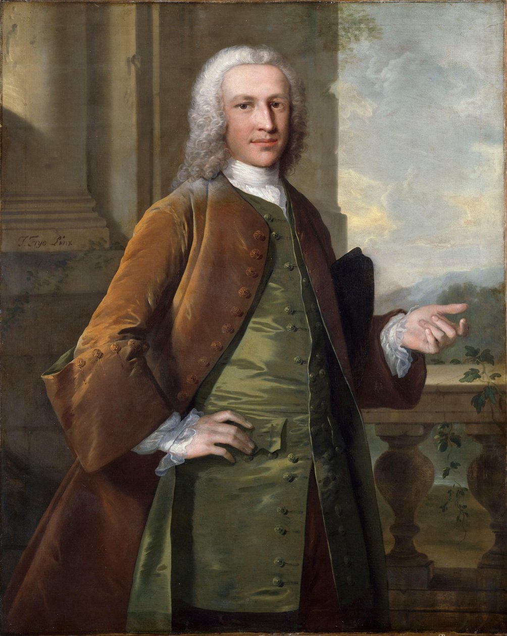 Porträt von Sir Charles Kemeys-Tynte, Baronet (1710-1785) de Thomas Frye