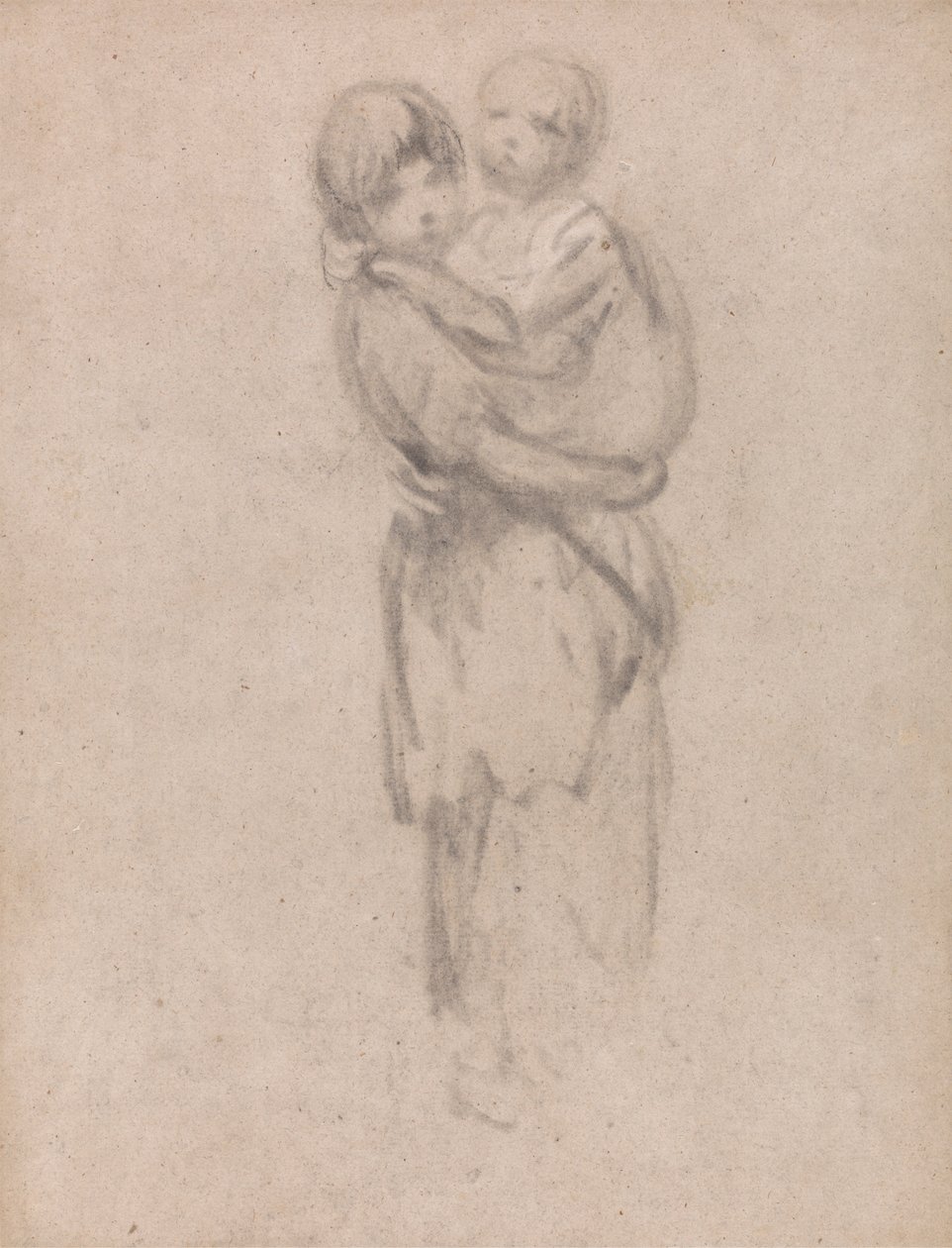 Una joven con un niño en brazos de Thomas Gainsborough