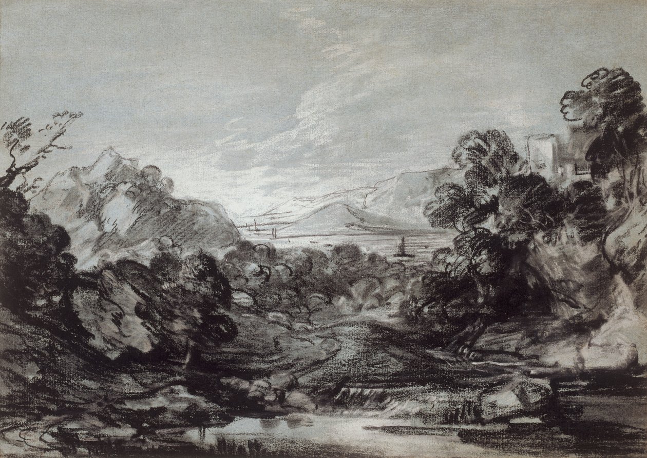 Vista costera de Thomas Gainsborough