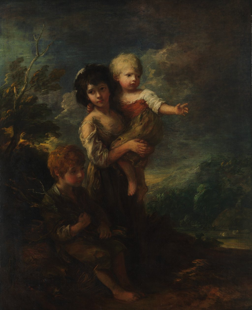 Niños de cabaña Los recolectores de leña, 1787 de Thomas Gainsborough
