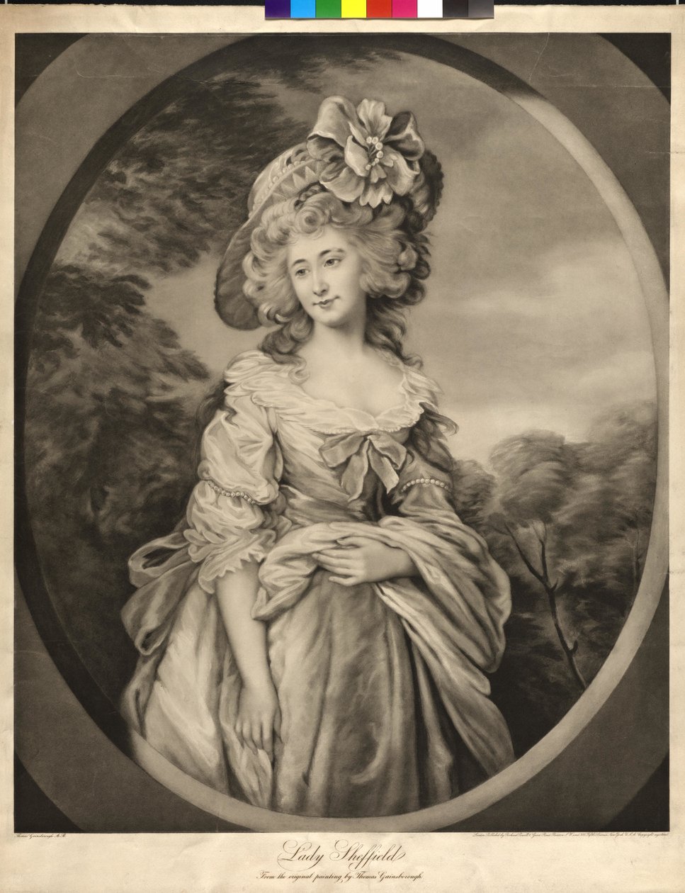 Lady Charlotte Sophia Sheffield de Thomas Gainsborough