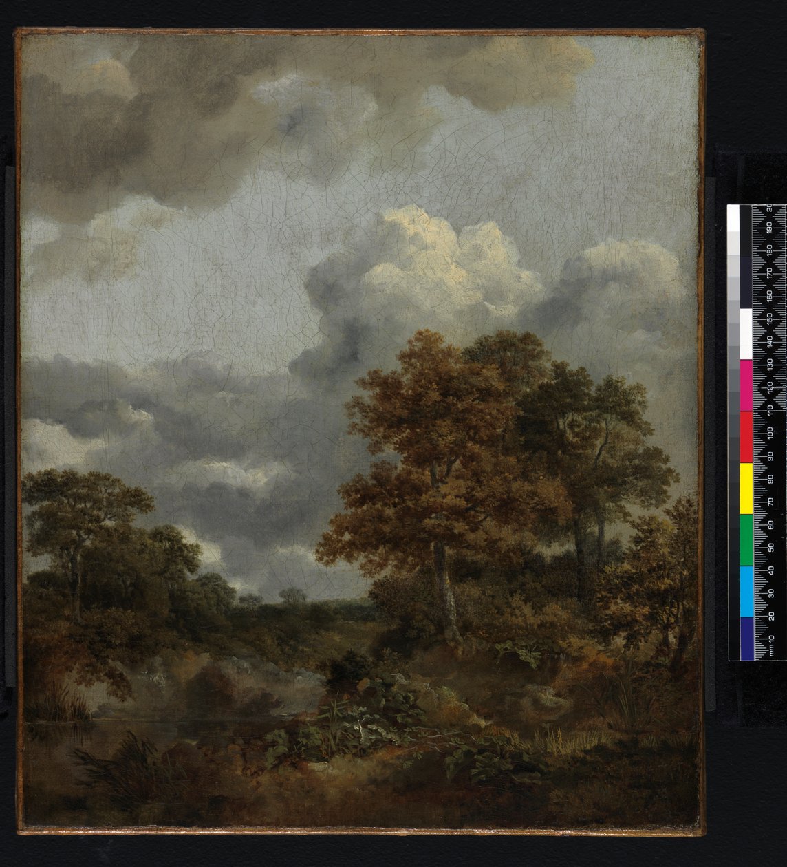 Paisaje con una piscina, 1746-1747 de Thomas Gainsborough