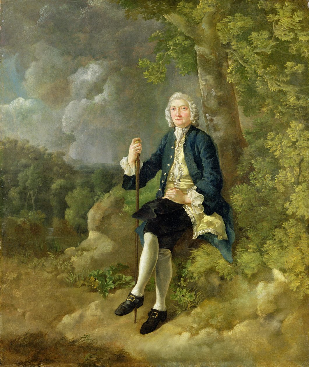 Sr. Clayton Jones, c.1744-45 de Thomas Gainsborough