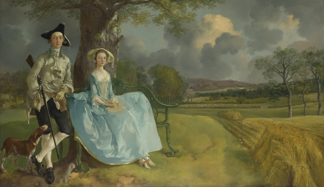 El Sr. y la Sra. Andrews, 1750 de Thomas Gainsborough
