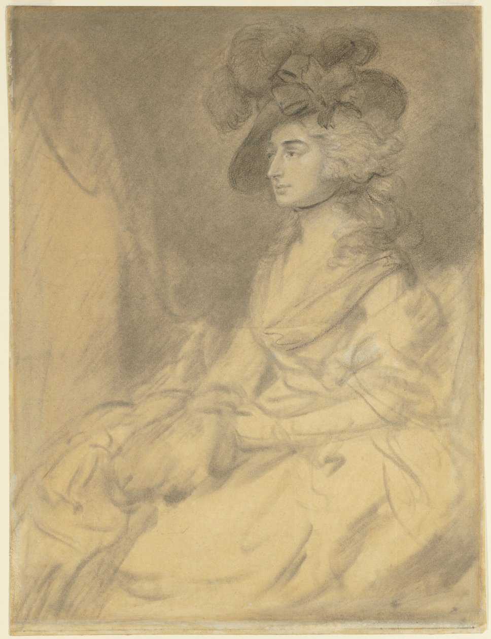 Sra. Sarah Siddons, 1785 de Thomas Gainsborough