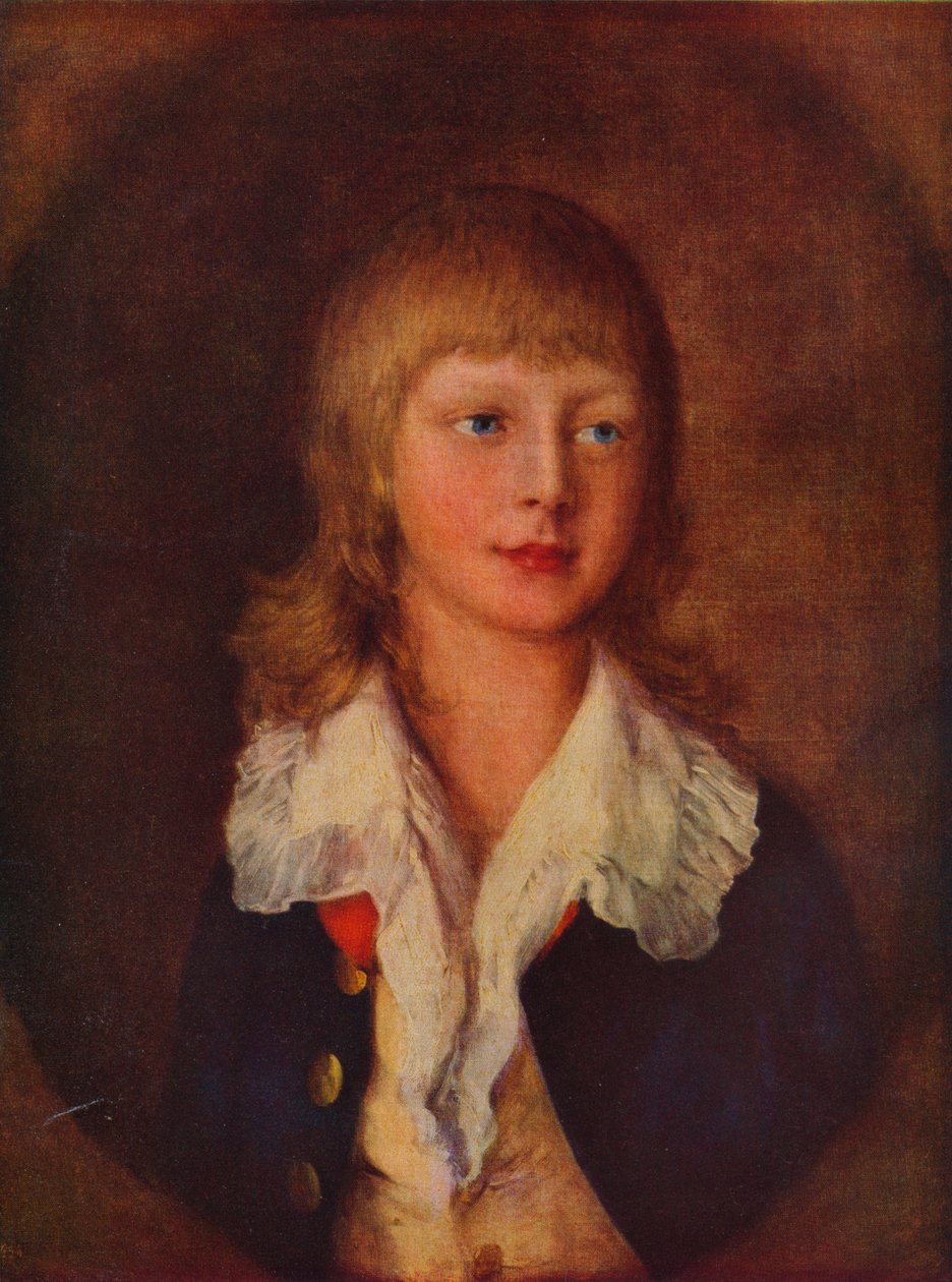 Retrato de Adolphus, Duque de Cambridge, con el uniforme de Windsor, siglo XVIII de Thomas Gainsborough