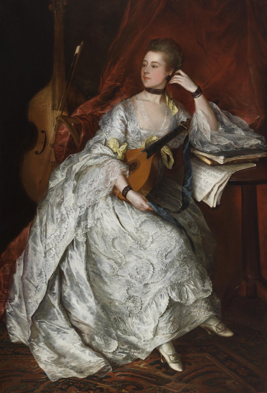 Retrato de Ann Ford (más tarde Sra. de Philip Thicknesse) de Thomas Gainsborough