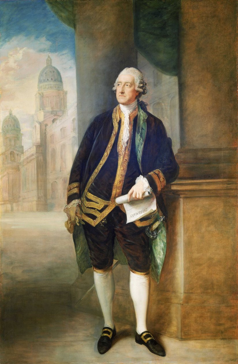 Retrato de John Montagu, IV conde de Sandwich de Thomas Gainsborough