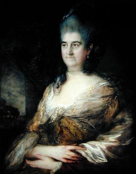 Retrato de una dama, se dice que es Elizabeth Chudleigh (1720-88) de Thomas Gainsborough