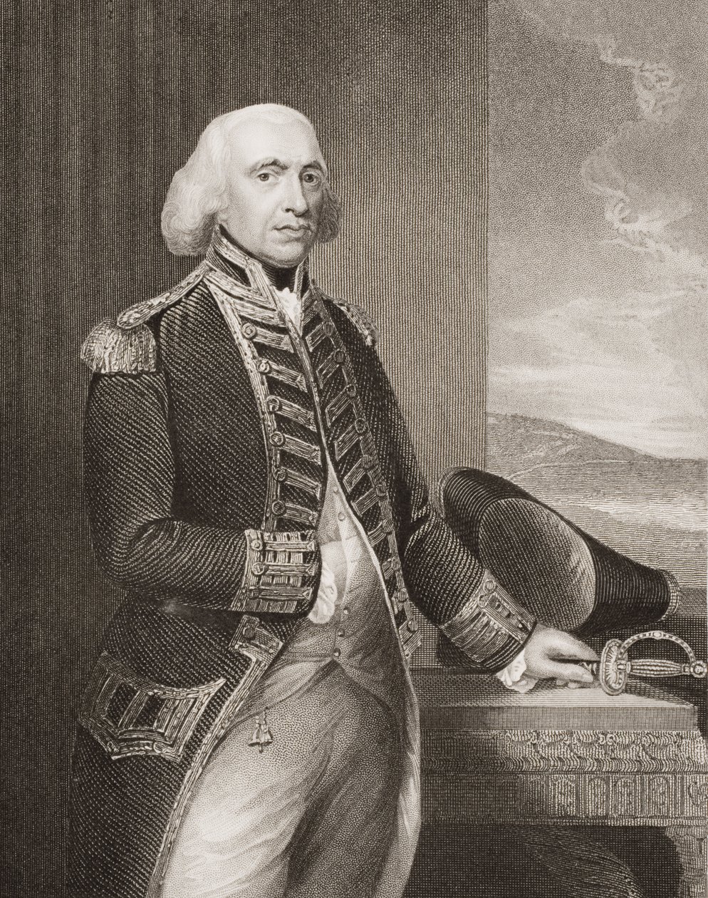 Richard Howe, 1er Conde Howe, ilustración de 
