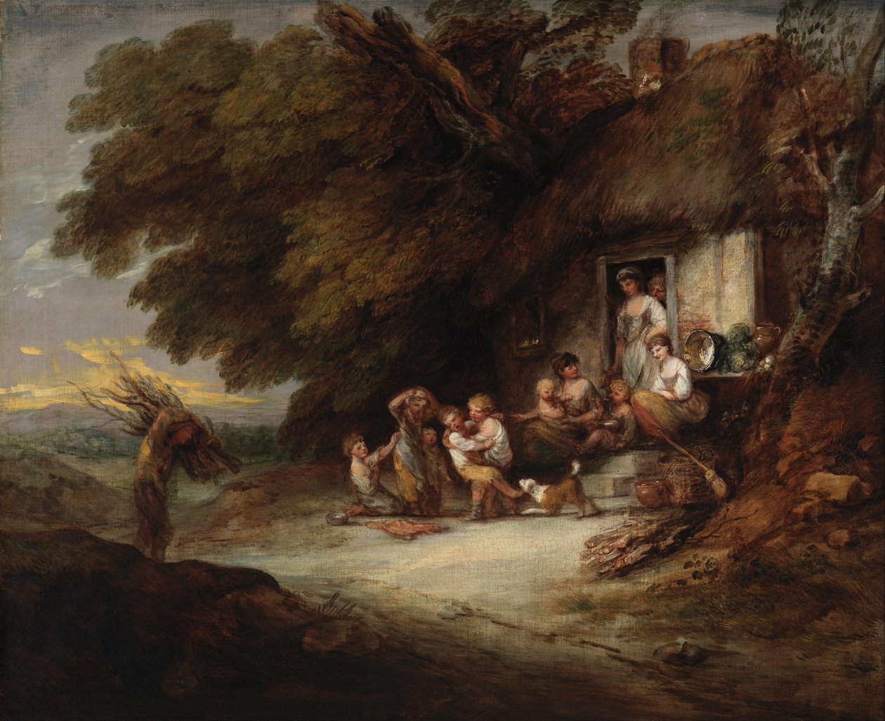 La puerta de la cabaña de Thomas Gainsborough