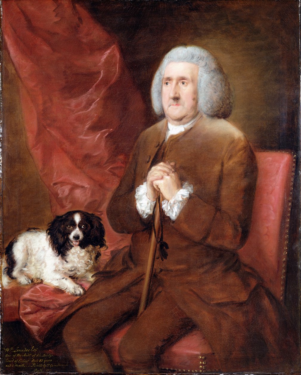 William Lowndes (1652-1724), Auditor de la Corte de Hacienda de Su Majestad de Thomas Gainsborough
