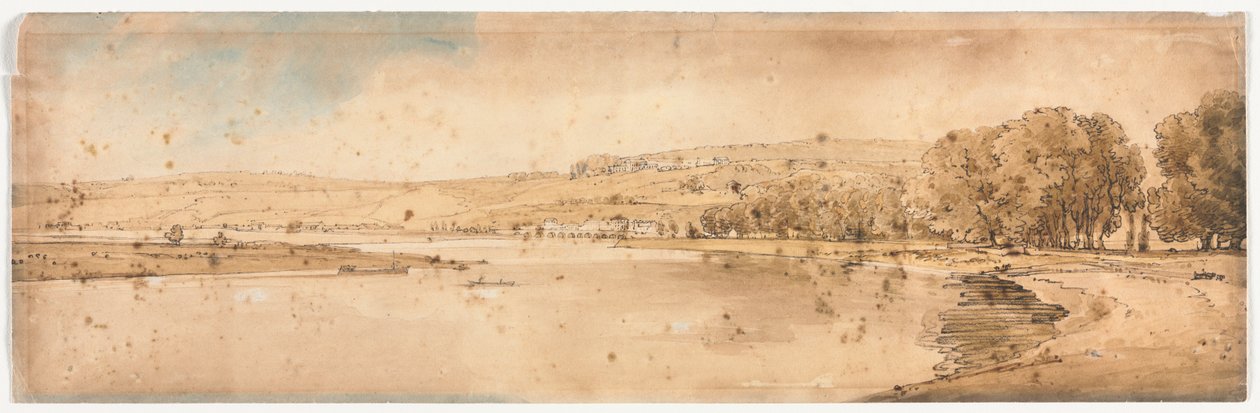 Una Selección de Veinte de las Vistas Más Pintorescas de París, 1802 de Thomas Girtin