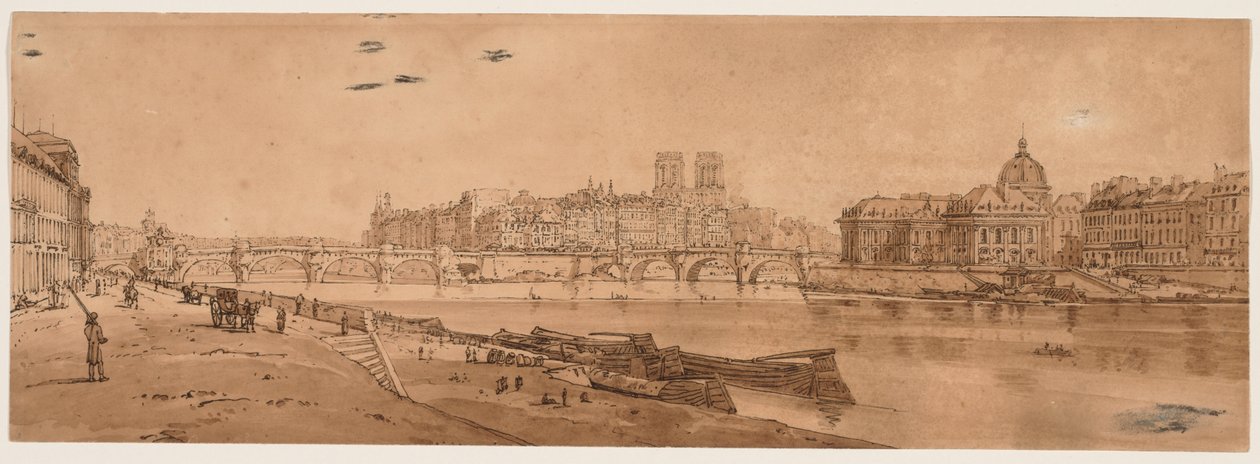 Una selección de veinte de las vistas más pintorescas de París de Thomas Girtin