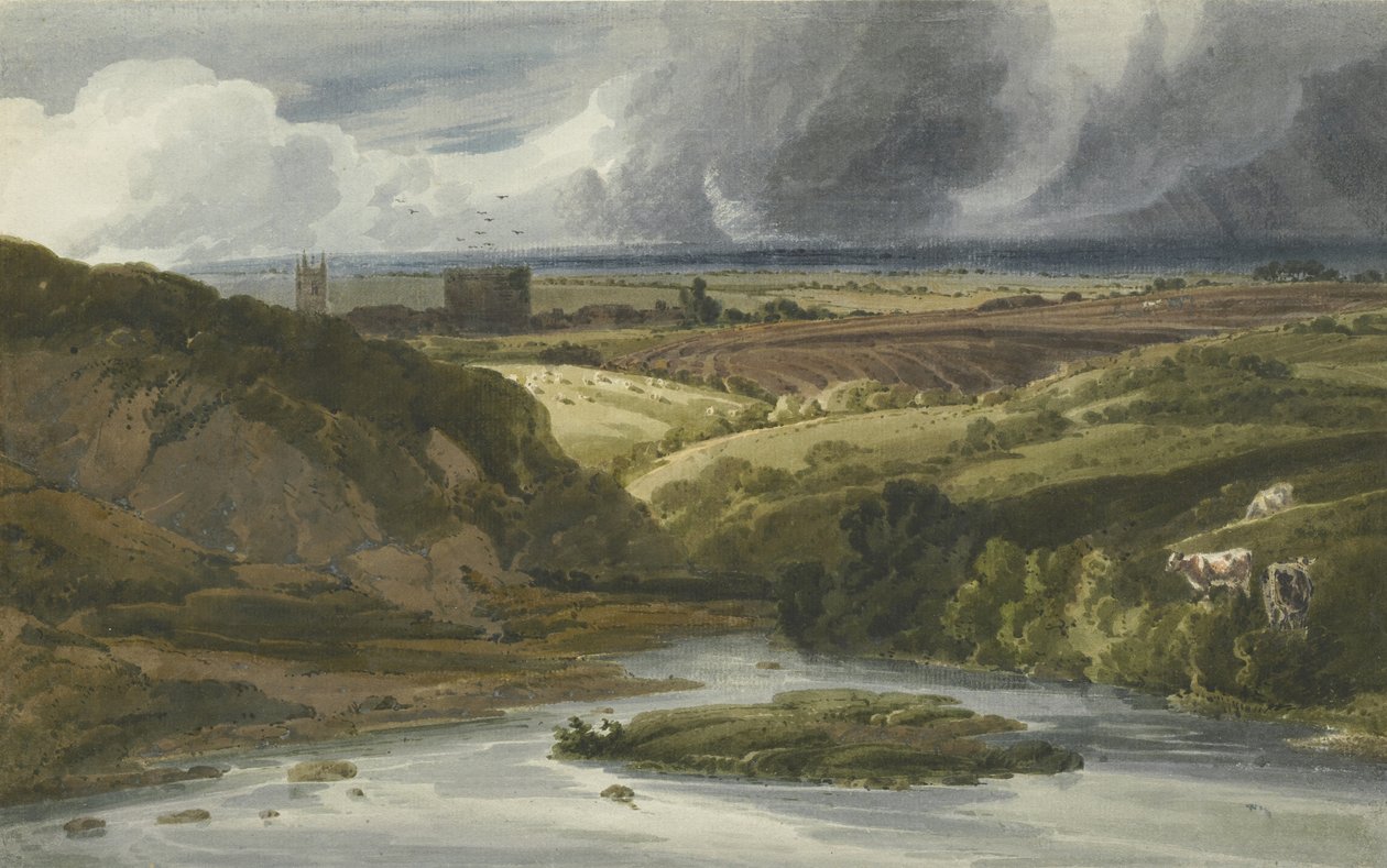 Castillo de Lydford, 1800 de Thomas Girtin