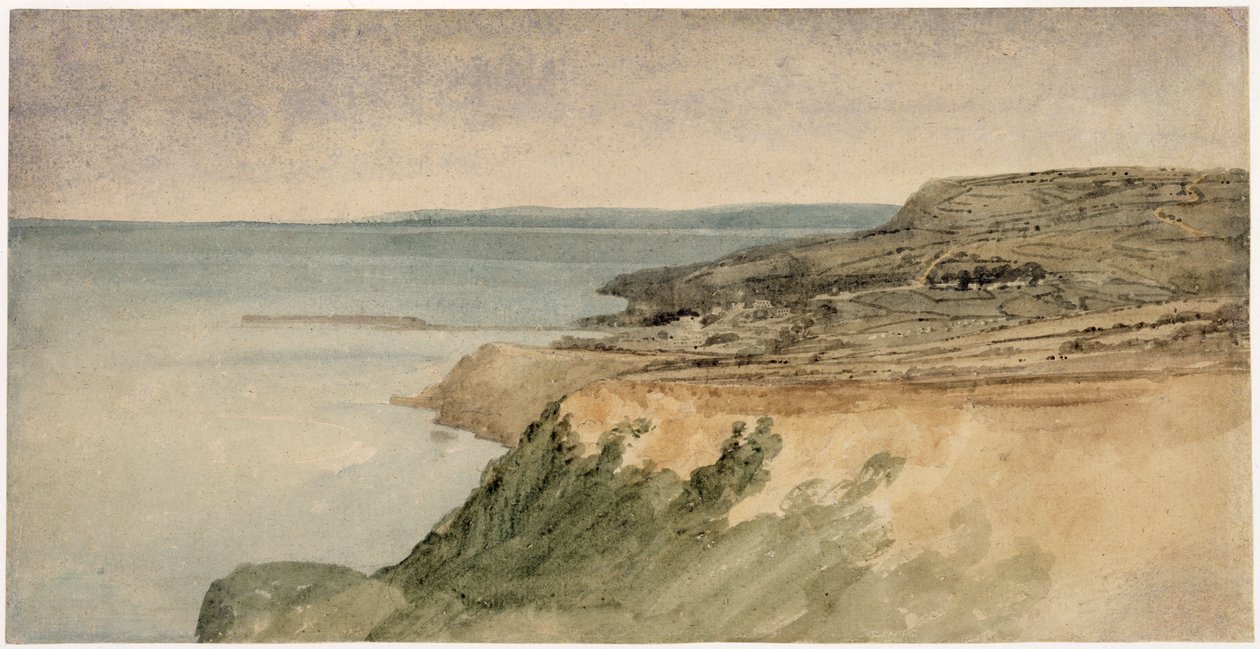Lyme Regis, Dorset, c.1797 de Thomas Girtin