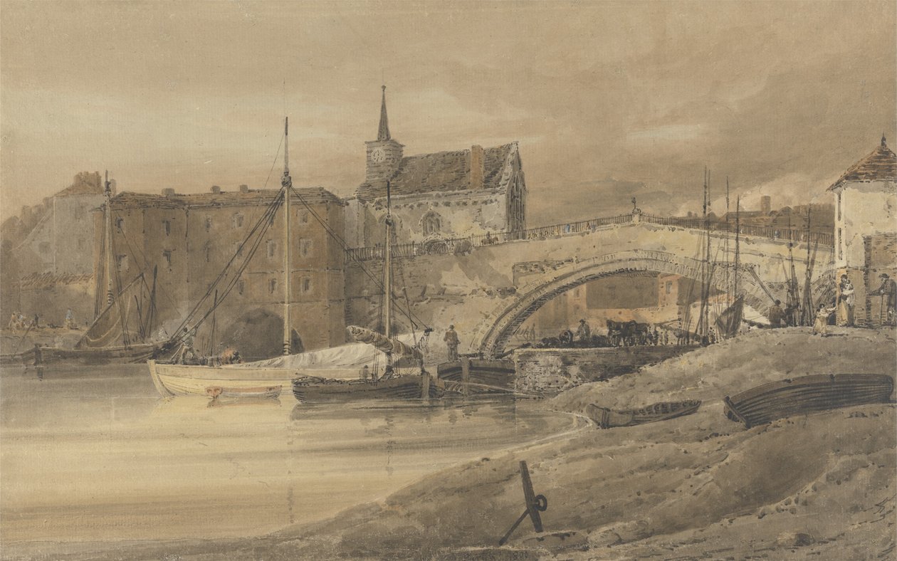 Puente Ouse, York de Thomas Girtin