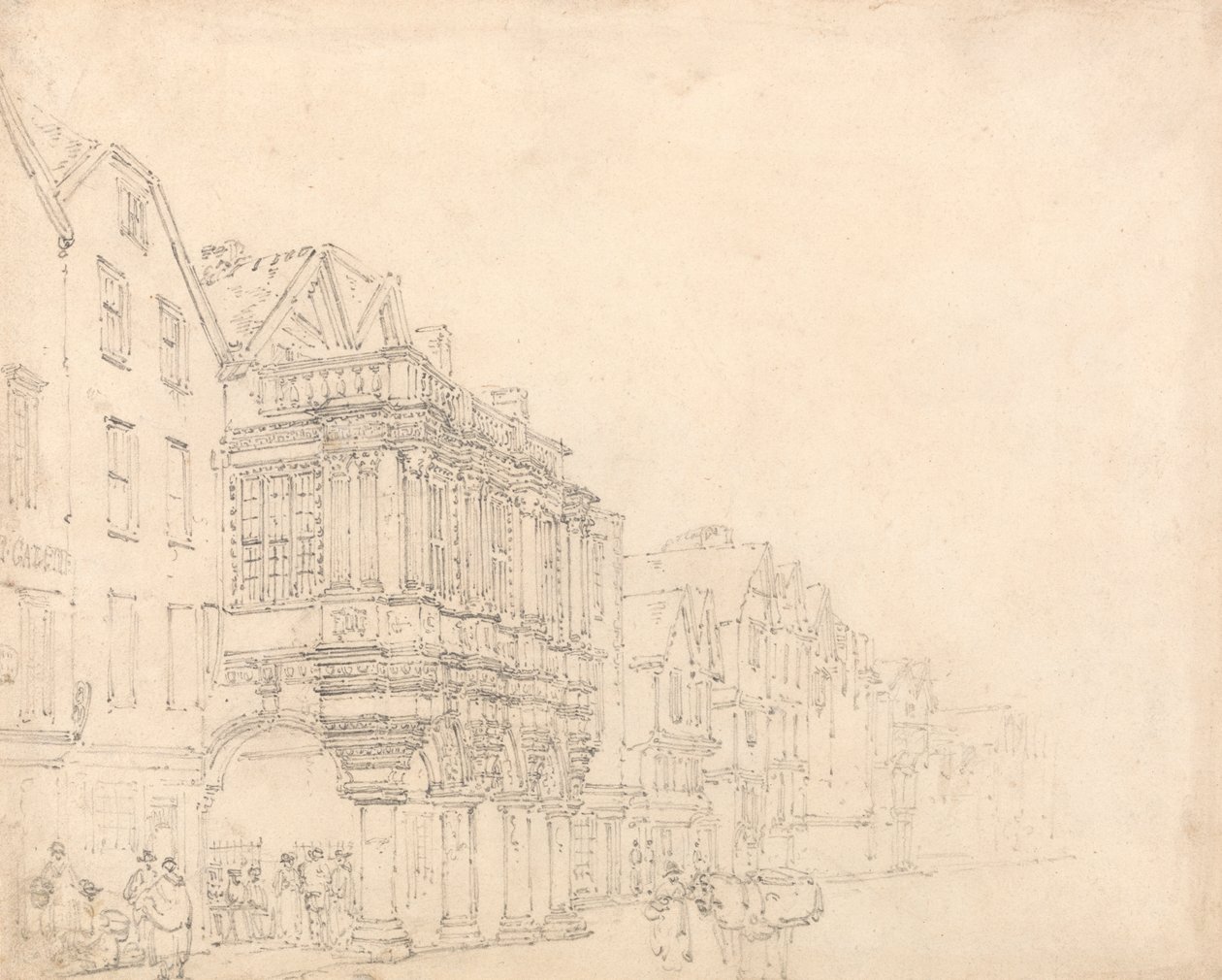 The Guildhall, Exeter de Thomas Girtin