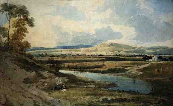 Vista cerca de Bromley, Kent de Thomas Girtin