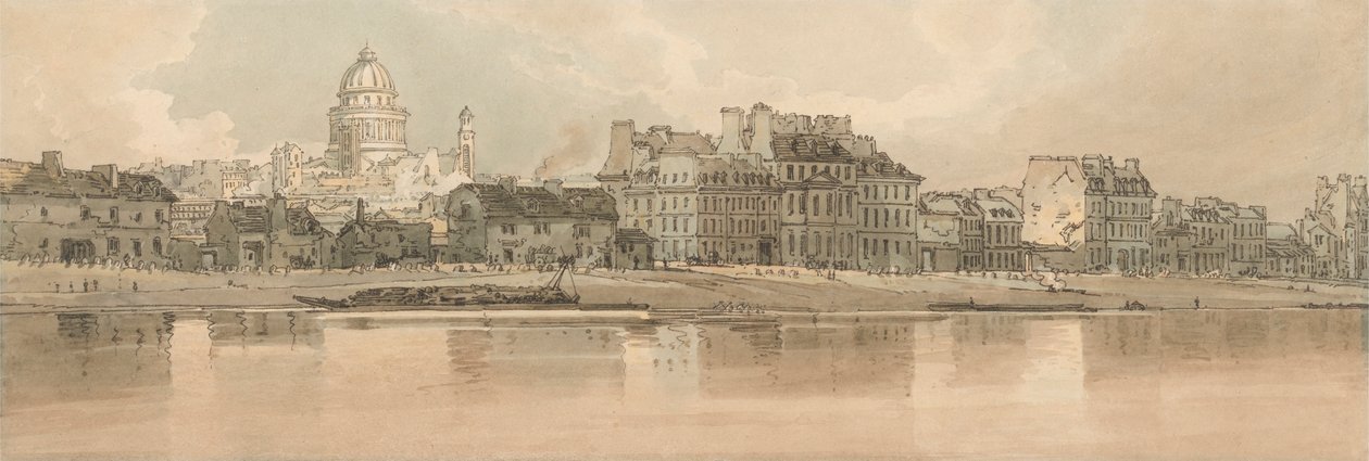 Vista del Panteón desde el Arsenal de Thomas Girtin