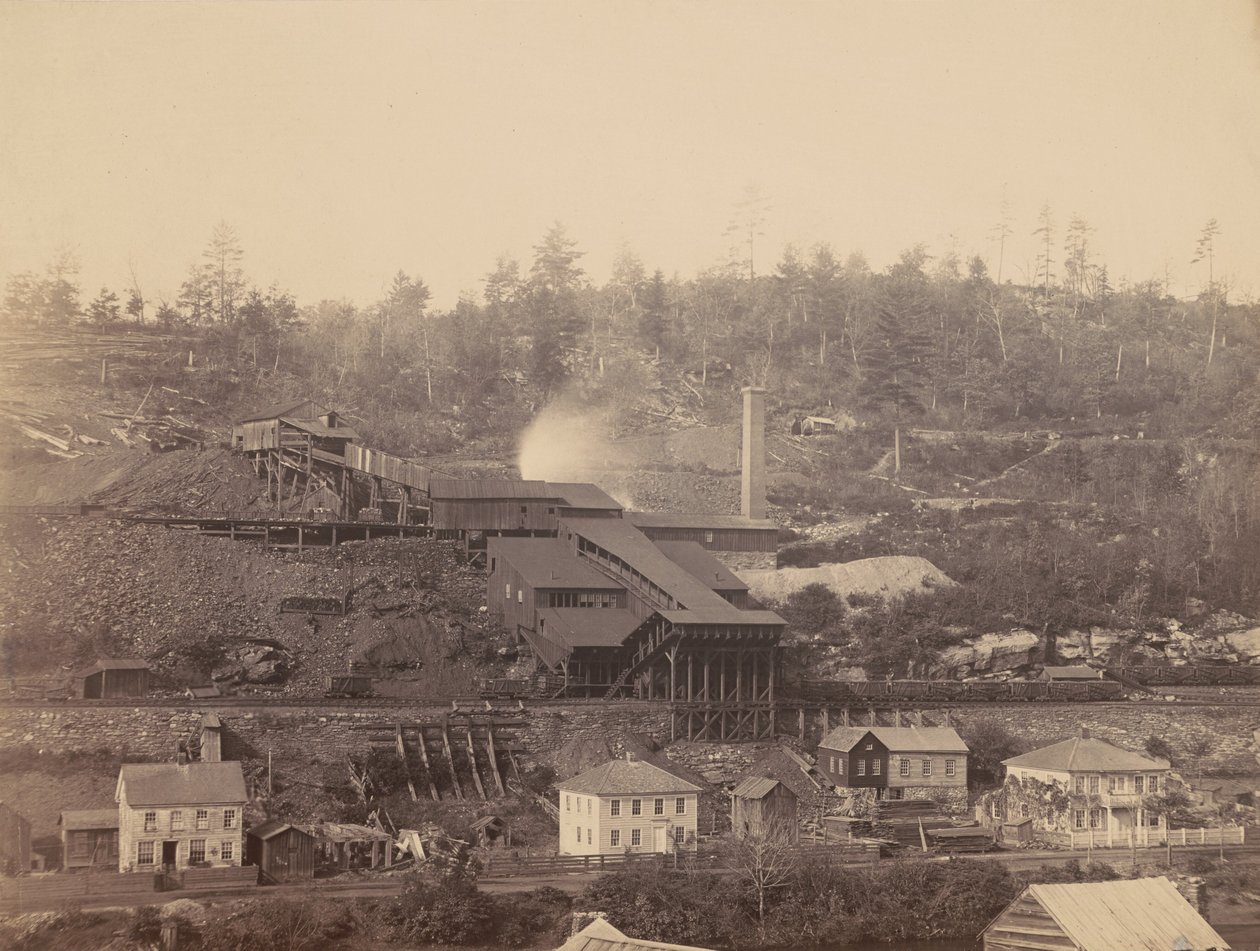 Rompedor de Eaton and Co., Archibald, Del.  Hudson Canal Co.,c. 1863-1865 (foto) de Thomas H. Johnson