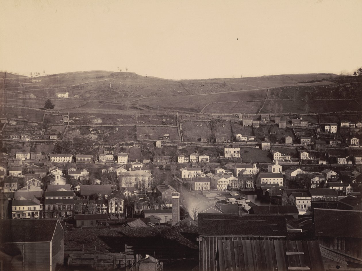 Honesdale, Sección 4, Del.  Hudson Canal Co.,c. 1863-1865 (foto) de Thomas H. Johnson