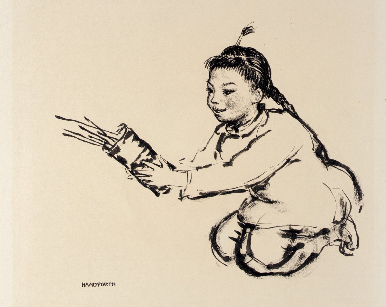 Niña china de Thomas Handforth