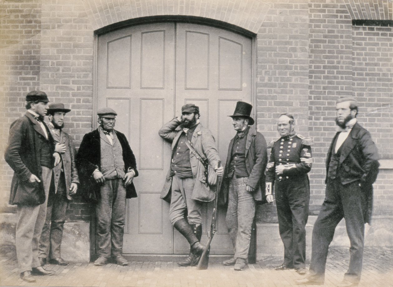 Personal en Holkham Hall, Norfolk, c.1863 de Thomas Harcourt Powell