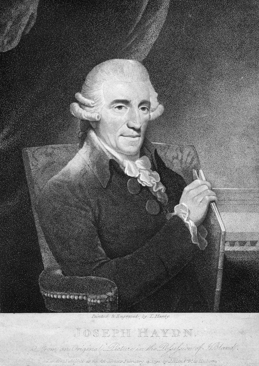 Joseph Haydn (grabado) de Thomas Hardy