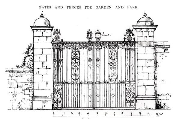 Puertas y cercas para jardín y parque, de 
