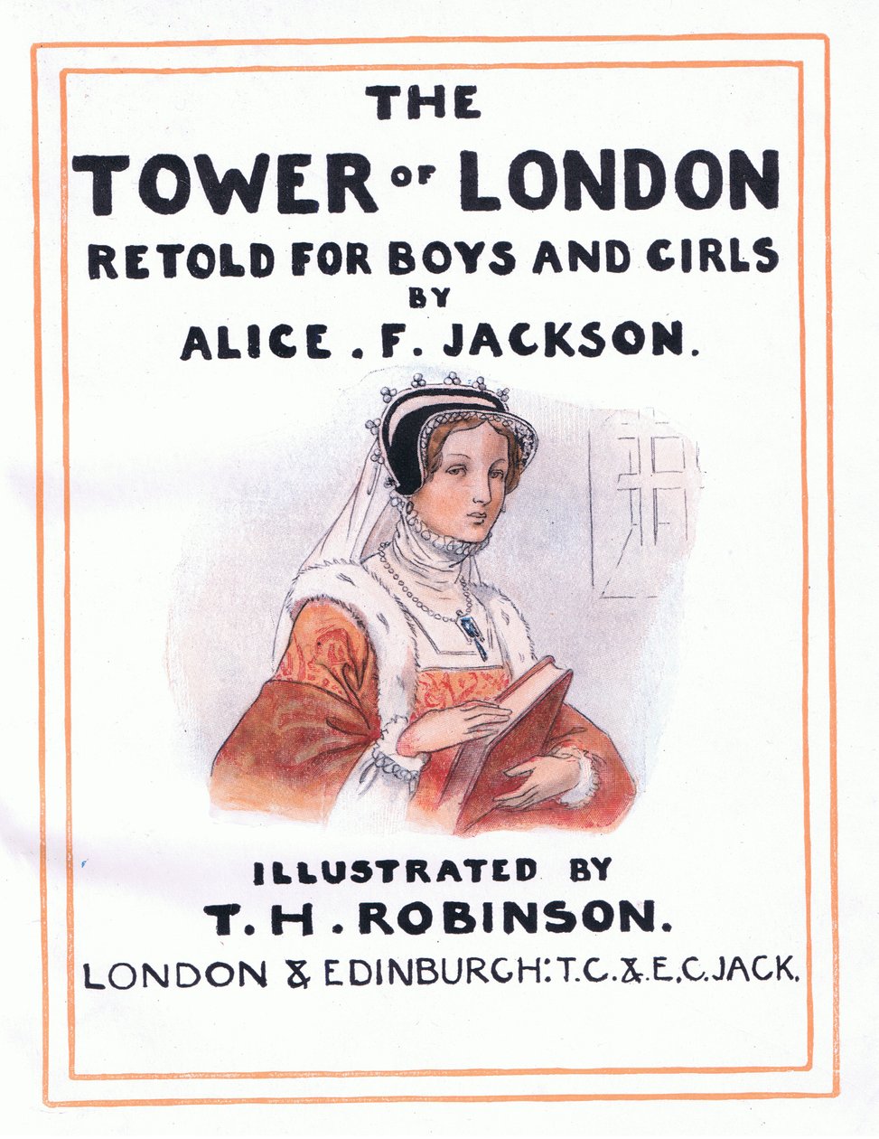 Portada (litografía en color) de Thomas Heath Robinson
