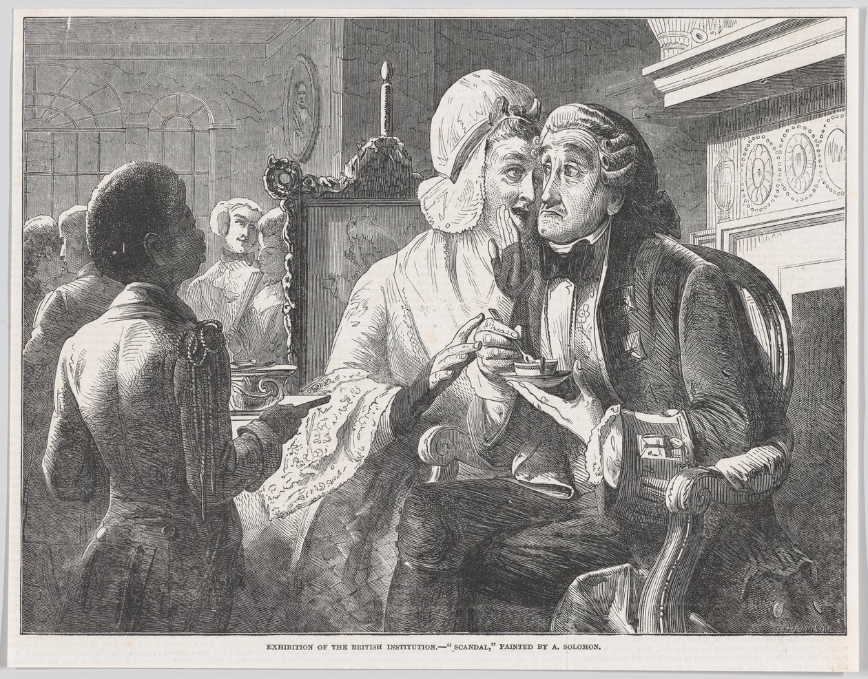 Escándalo, de Illustrated London News, 15 de febrero de 1851 de Thomas Heaviside