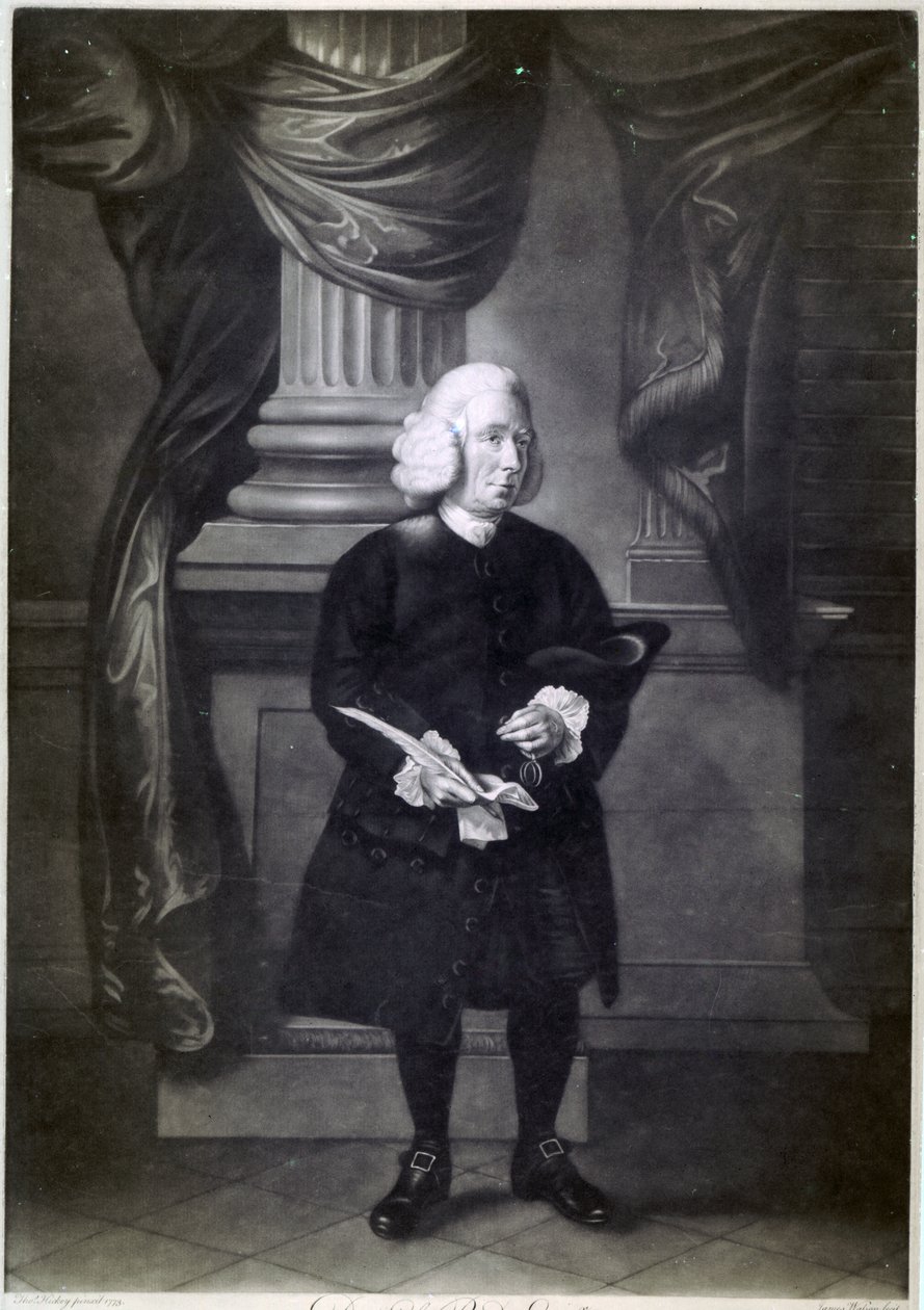 Daniel Race, grabado por James Watson, 1773 de Thomas Hickey