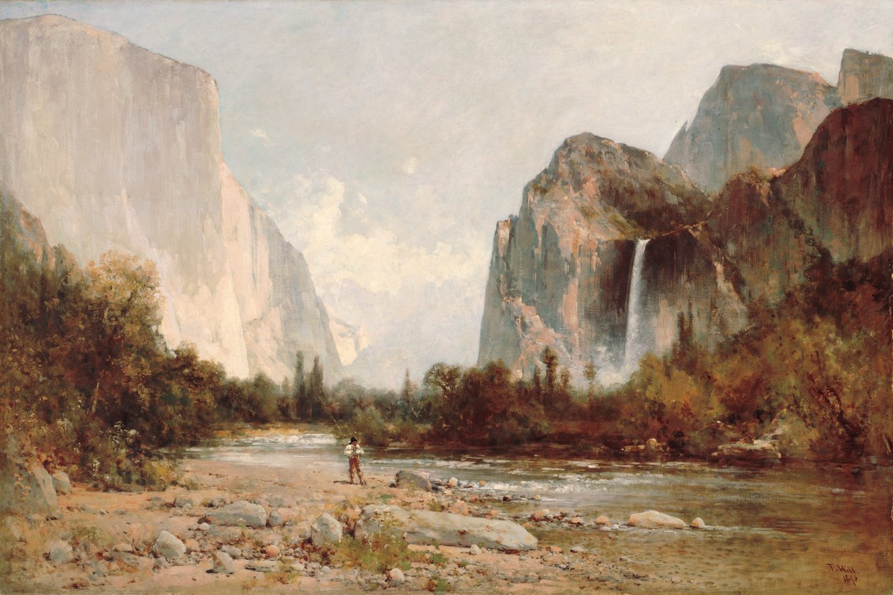 Yosemite, cataratas Bridal Veil de Thomas Hill