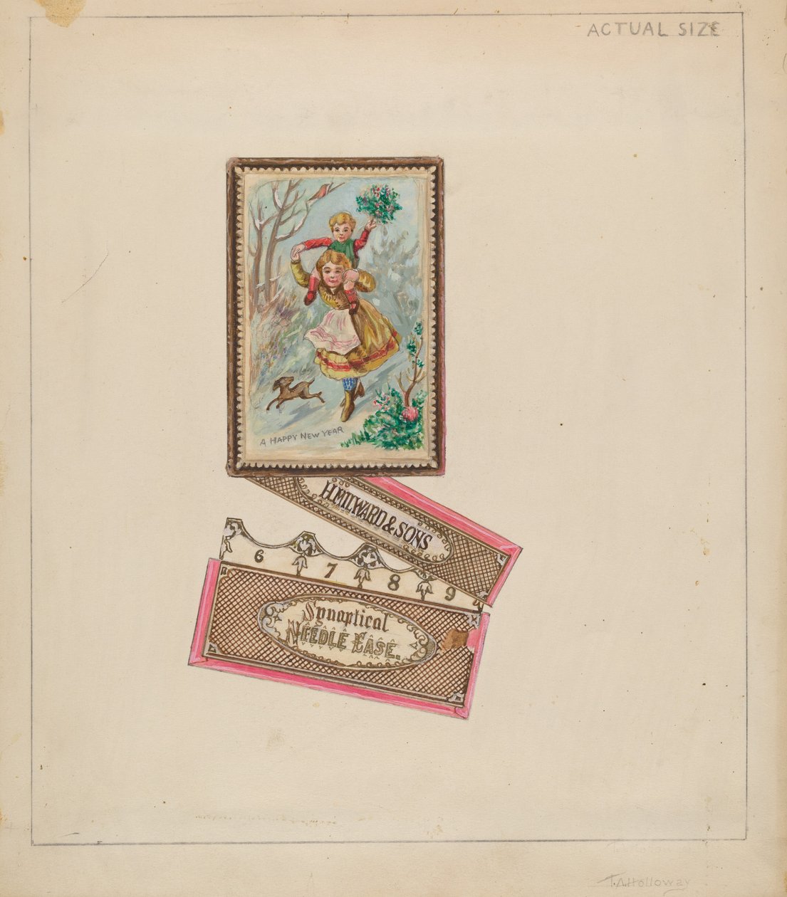 Estuche de agujas de Thomas Holloway