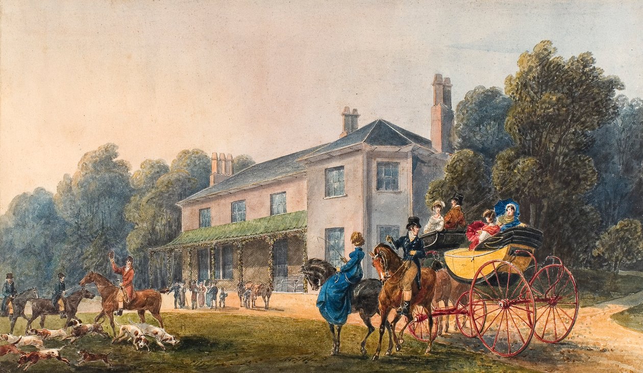 Rheola del césped (acuarela y lápiz sobre papel) de Thomas Hornor