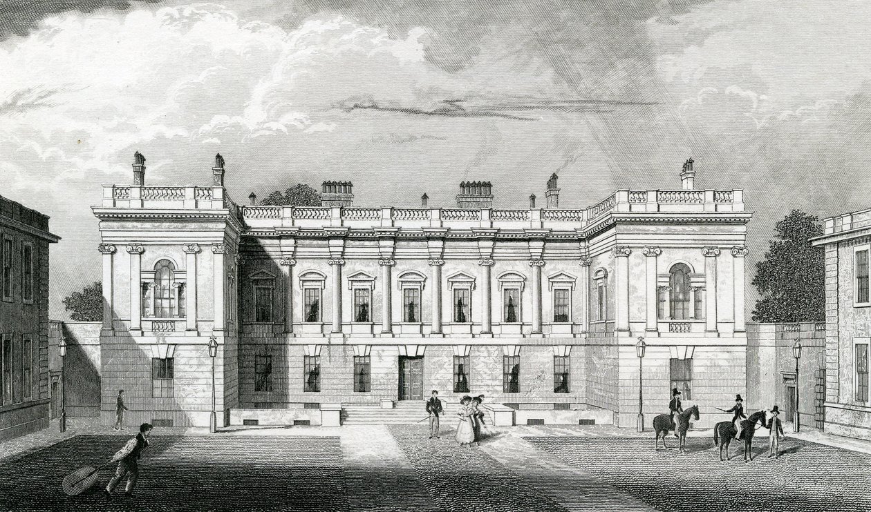 Burlington House, Real Academia de Artes, Piccadilly, Londres de Thomas Hosmer Shepherd