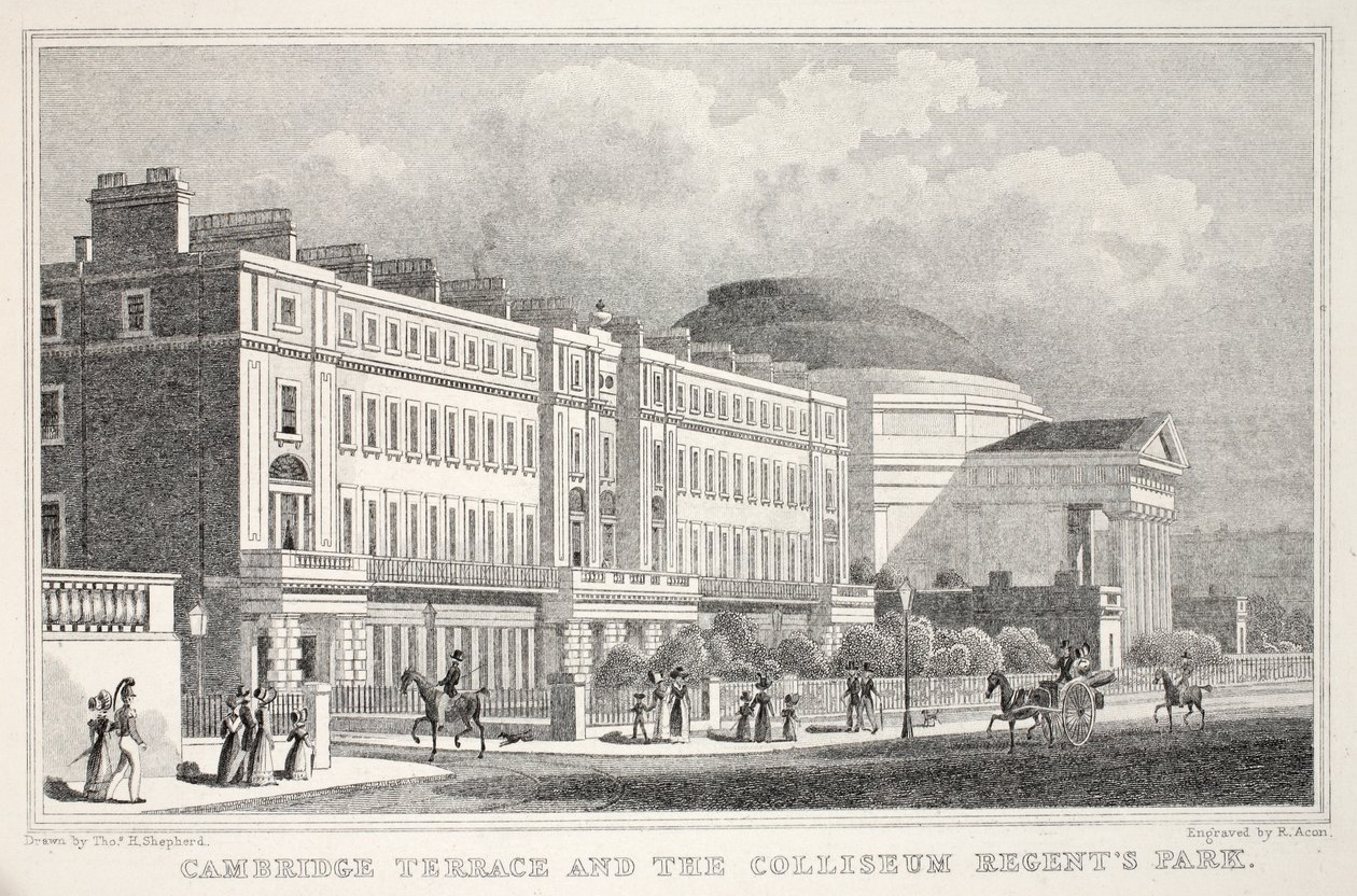 Cambridge Terrace y el Coliseo, Regent