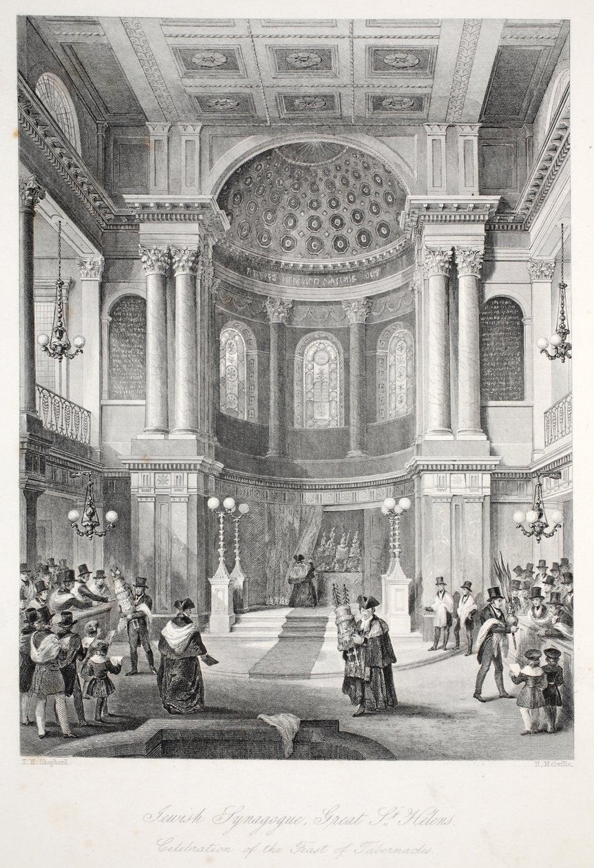 Sinagoga Judía, Great St Helens, de 