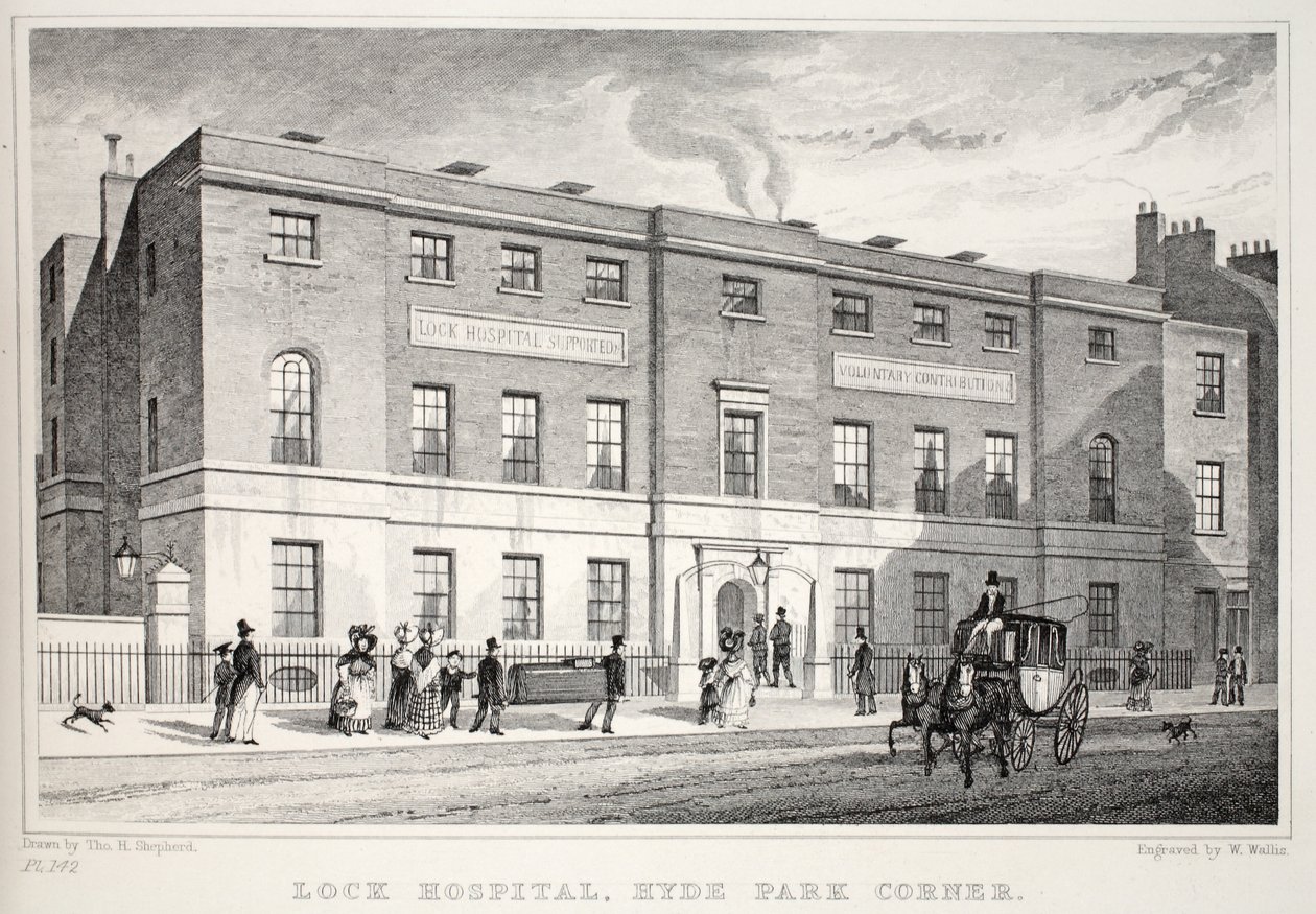Hospital Lock, Hyde Park Corner, de 
