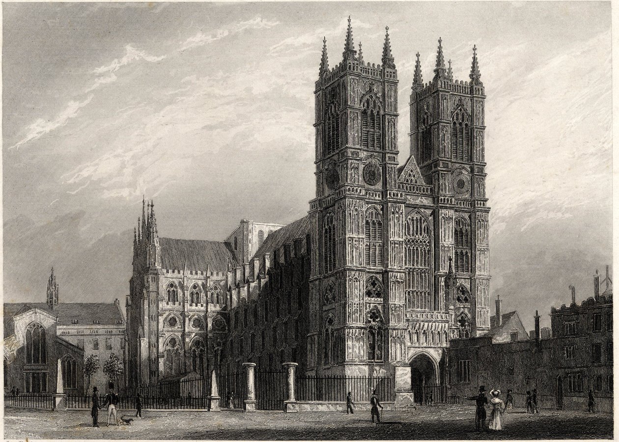 Londres, vista de la abadía de Wesminster de Thomas Hosmer Shepherd