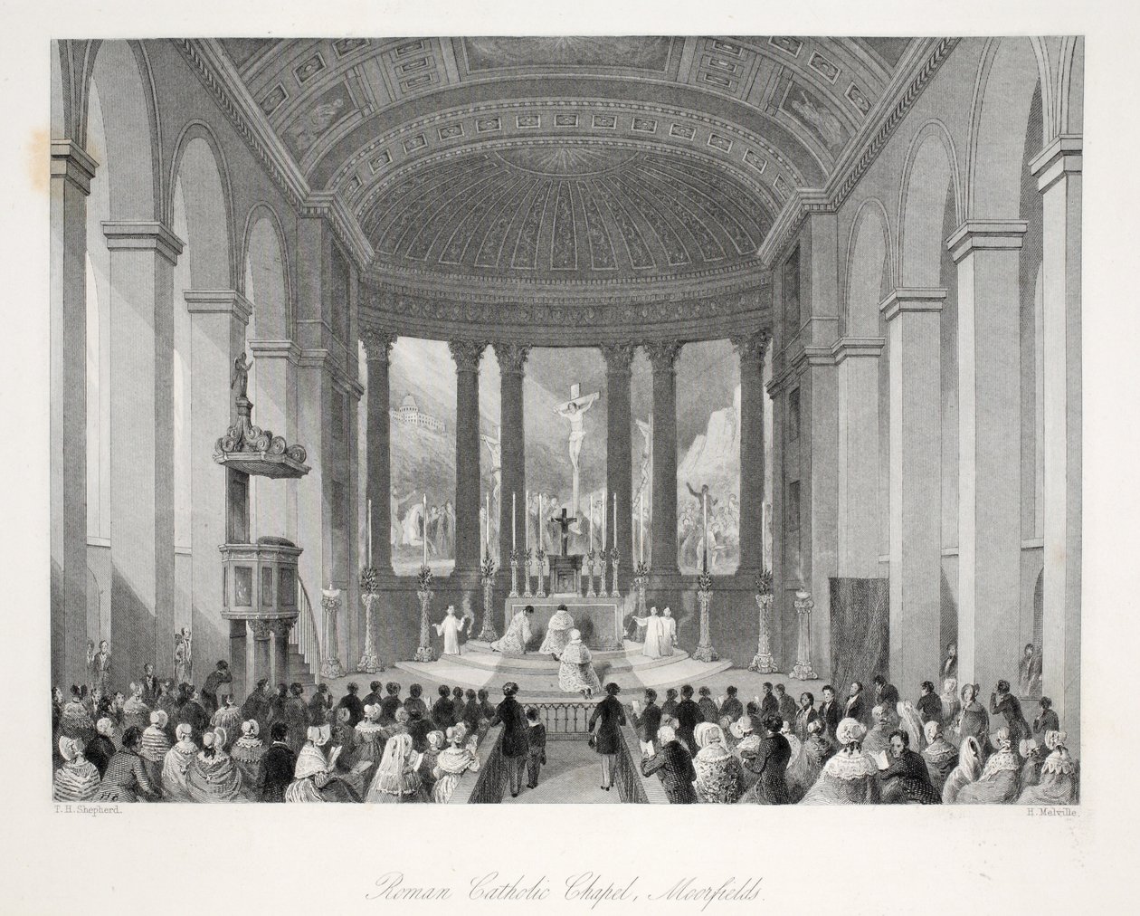 Capilla católica romana, Moorfields, de 