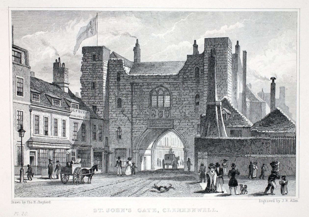 Puerta de San Juan, Clerkenwell, de 